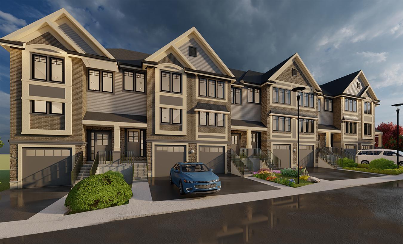 Townhouses Development in Cambridge Ontario by Pierre Urban Architects Inc