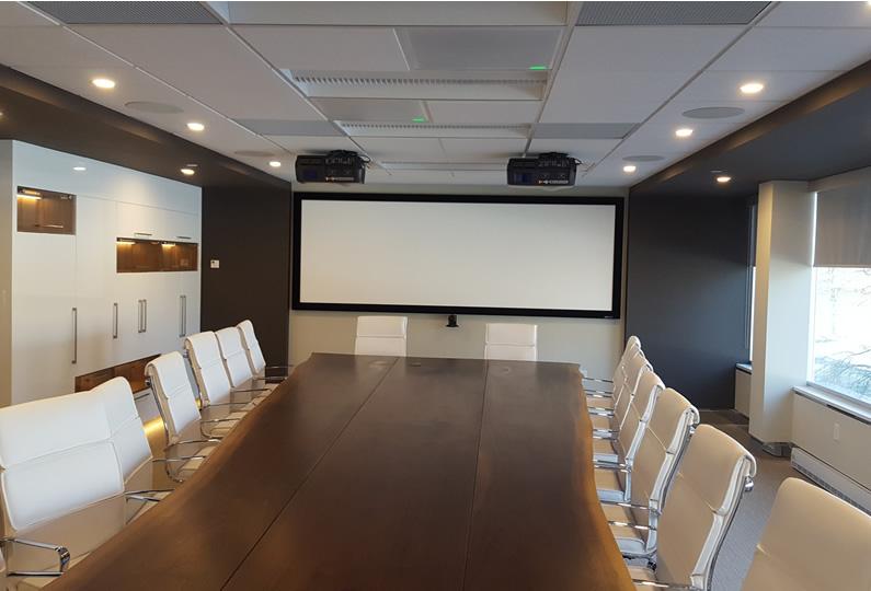 Private Boardroom Design by Pierre Urban Architects Inc