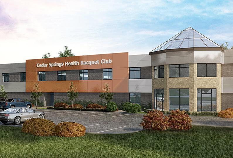 Cedar Springs Health Racquet Club Exterior Renovation by Pierre Urban Architects Inc