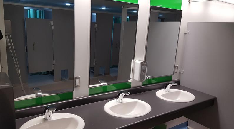 Halton Region Headquarters Washrooms Renovation by Pierre Urban Architects Inc